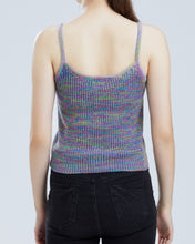 将图片加载到图库查看器，&quot;Demi&quot; Women Cotton Space-dyed Knitted Vest Top
