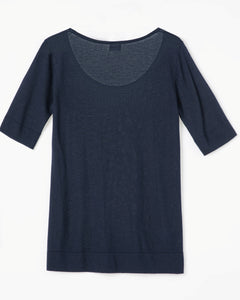 "Pessy" Women Anti Bacterial Cashmere Blend Knitted Tee